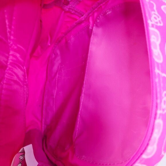 Hello Kitty Pink Backpack Adjustable Strap Two Front Pockets Two Side Pockets - Picture 8 of 10